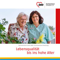 Titelseite unserer Heimbroschüre | AWO-Seniorenheim Neuburg | Altenheim Neuburg | Pflegeheim Neuburg | Pflegeplatz Neuburg